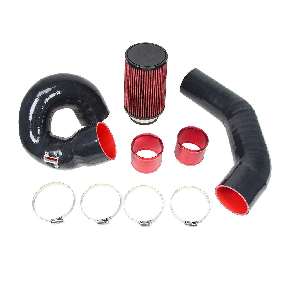 F-Chassis High-Flow Front Mount Cold Air Intake System (Multi-Ply Reinforced Silicone Setup for Gen 1 B58 3.0T / N55 Platforms)