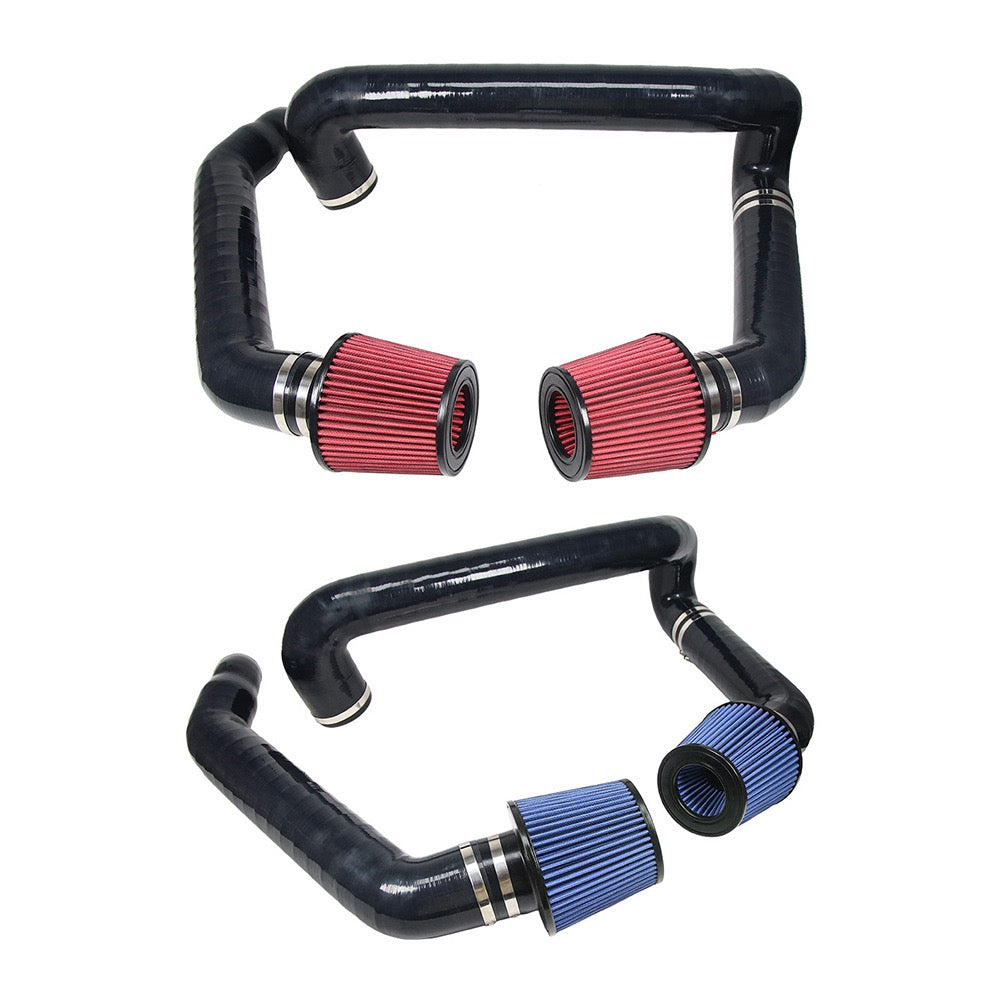 BMW G8X S58 Front-Mount Open Cold Air Intake System (Reinforced Silicone Extension Kit)