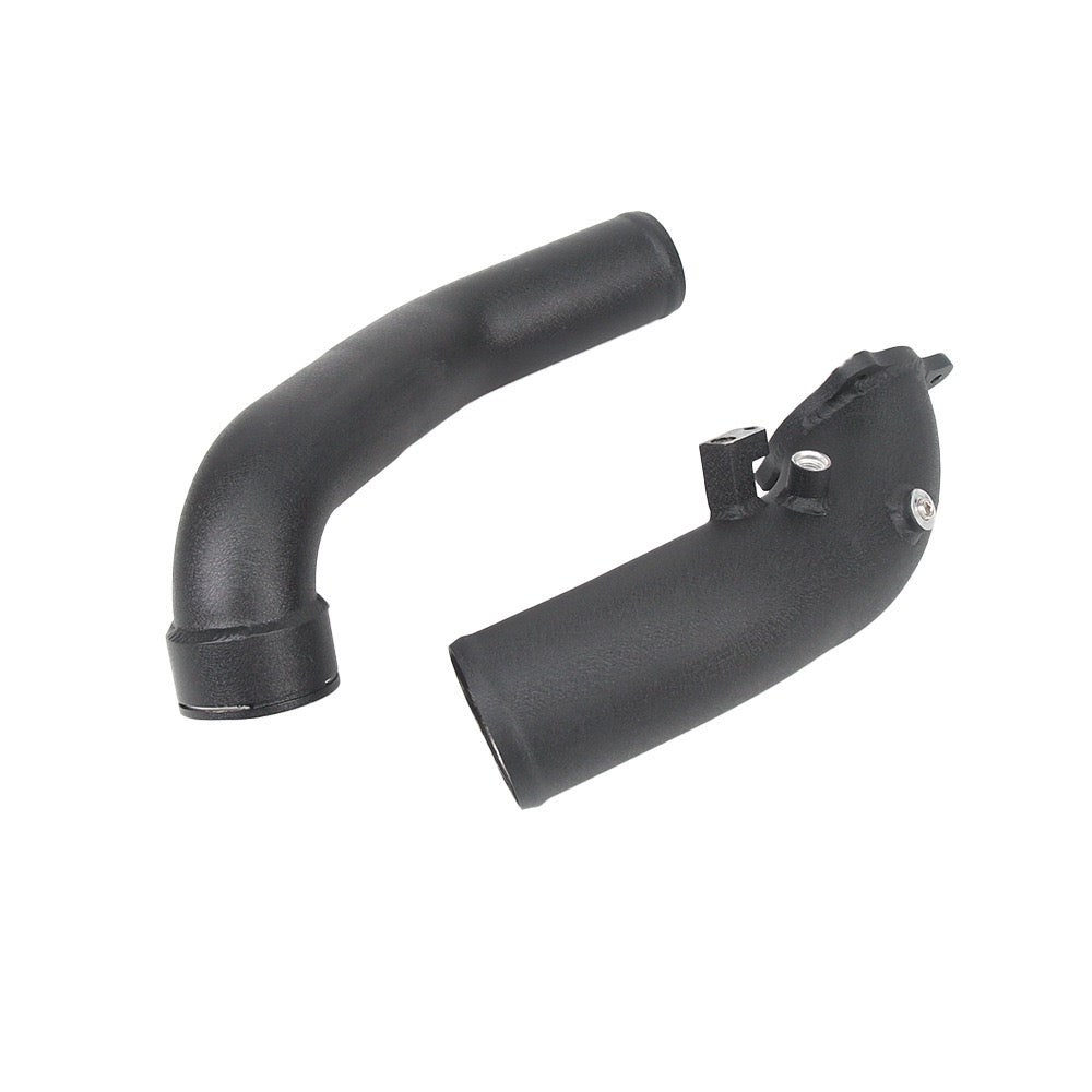 BMW B58 Gen 1 High-Performance Pie-Cut Titanium Charge Pipe Kit (Burnt Blue/Purple Finish)