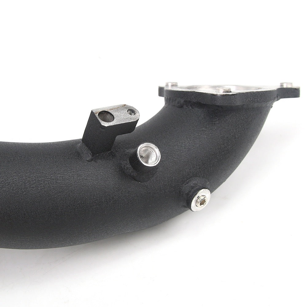 BMW B58 Gen 1 High-Performance Pie-Cut Titanium Charge Pipe Kit (Burnt Blue/Purple Finish)