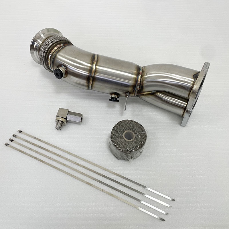 BMW N55 3.0T Performance Catless Decat Downpipe Kit (Premium T304 Stainless Steel)