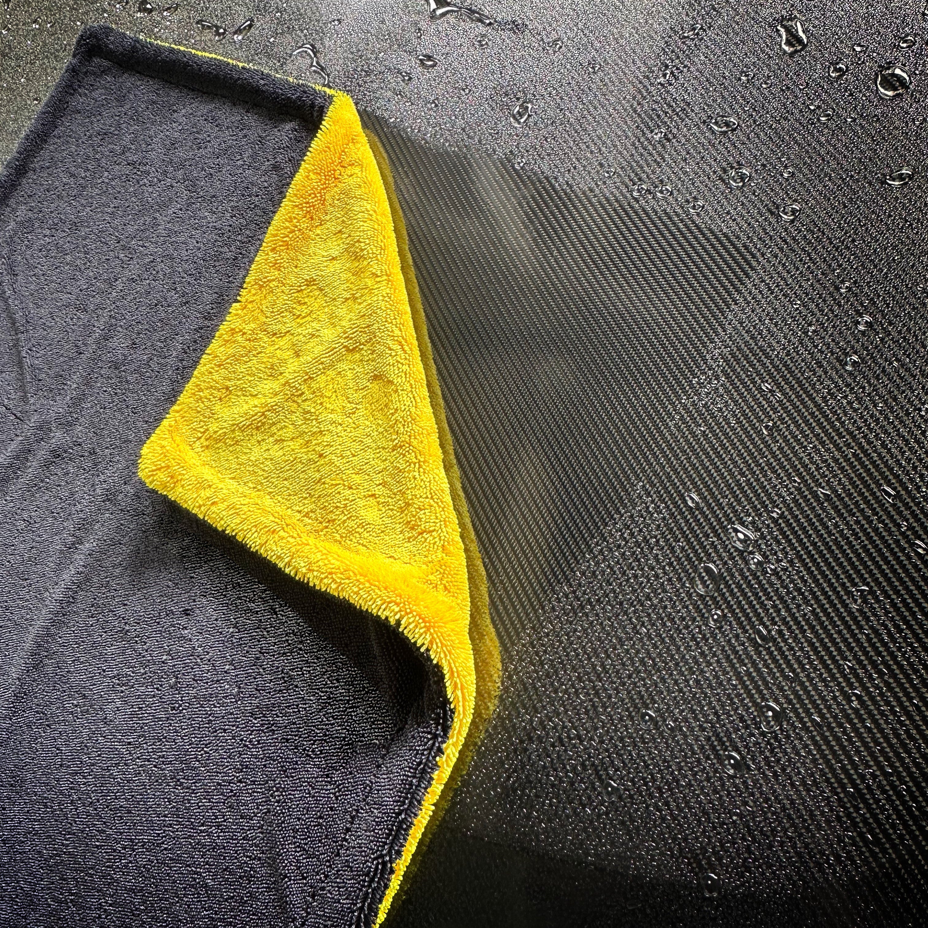Premium Edgeless Twisted Loop Microfiber Car Drying Towel