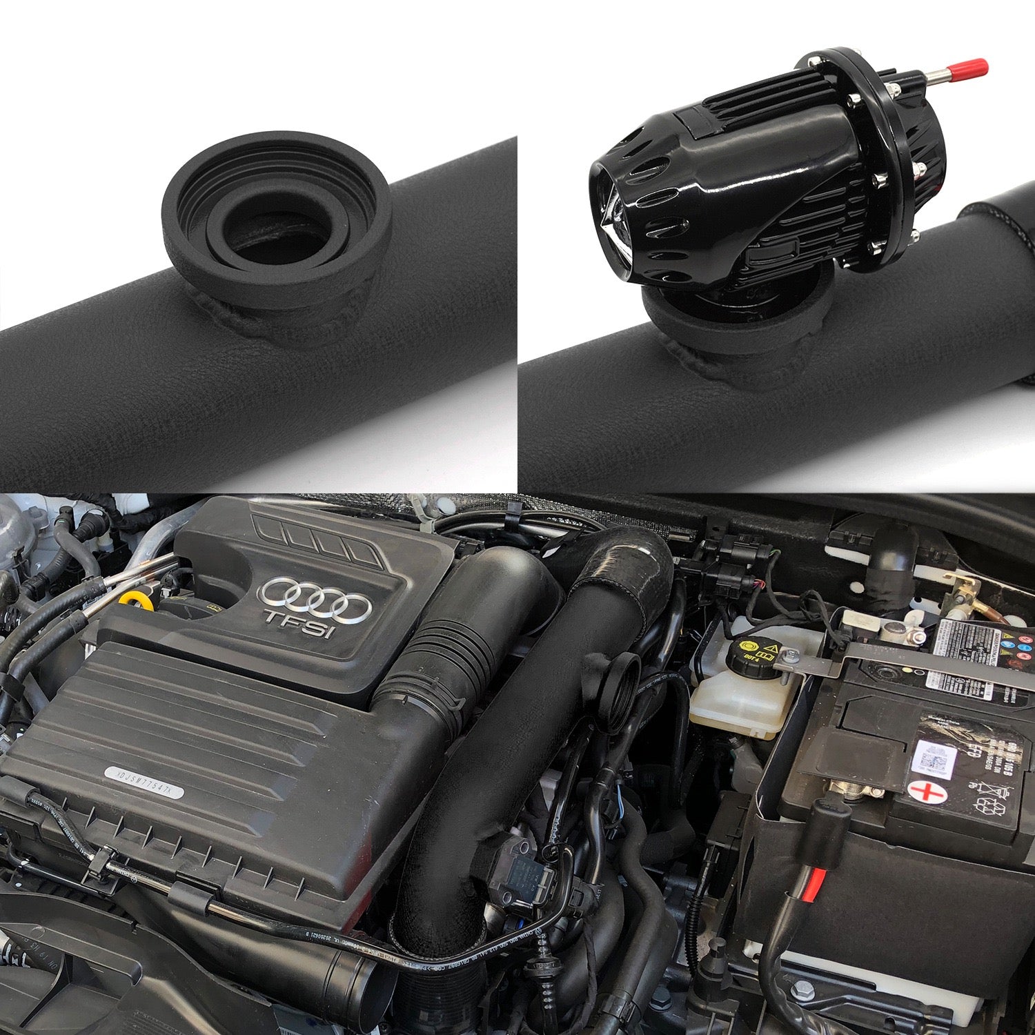Performance Turbo Intake Charge Pipe & Blow-Off Valve (BOV) Kit for VW EA211