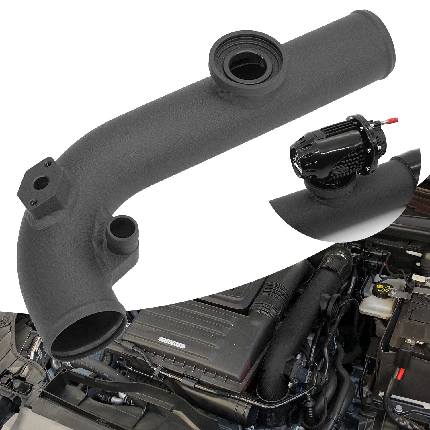 Performance Turbo Intake Charge Pipe & Blow-Off Valve (BOV) Kit for VW EA211