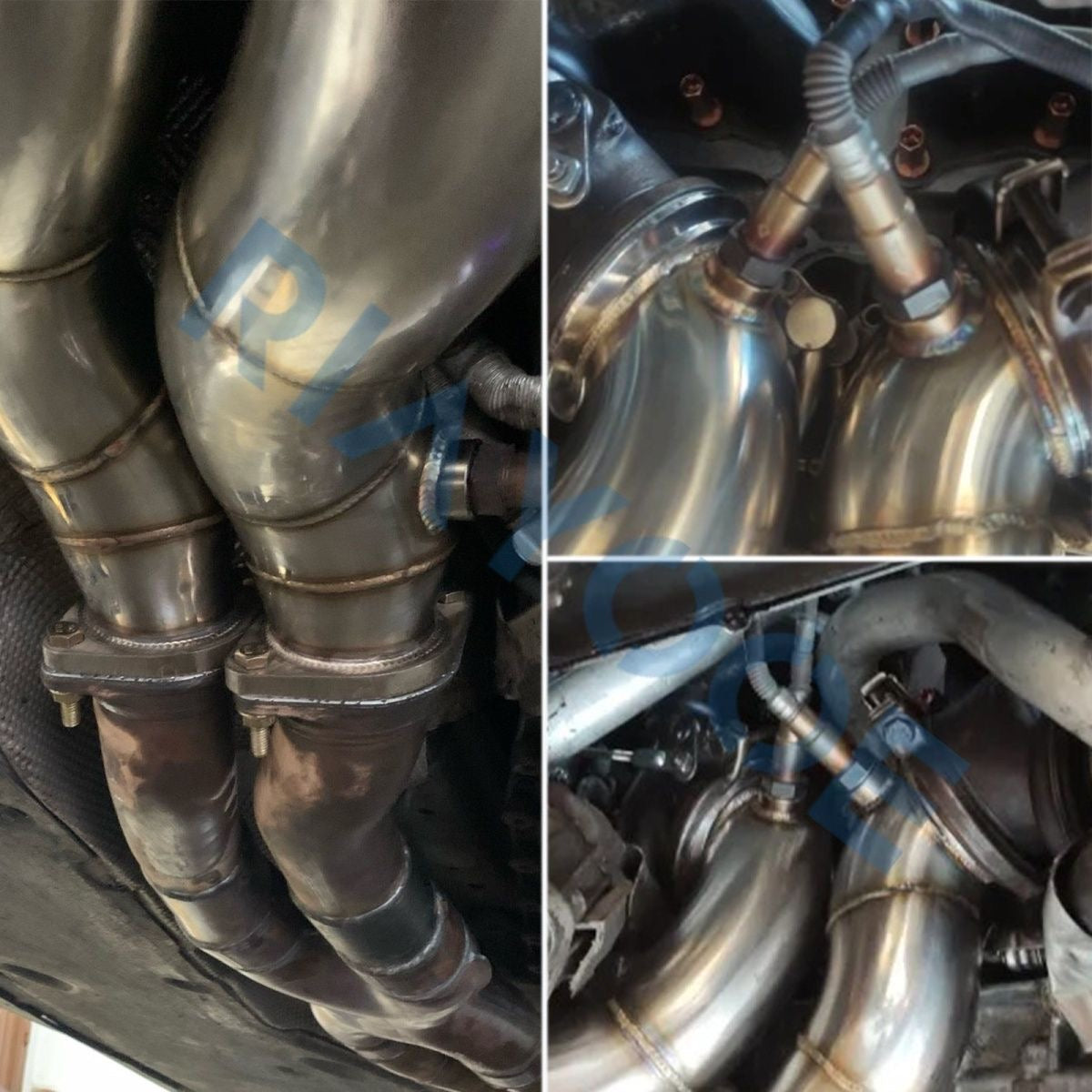 BMW N54 E90/E91/E92/E93 Stainless Steel Straight Pipe Header Section Exhaust System