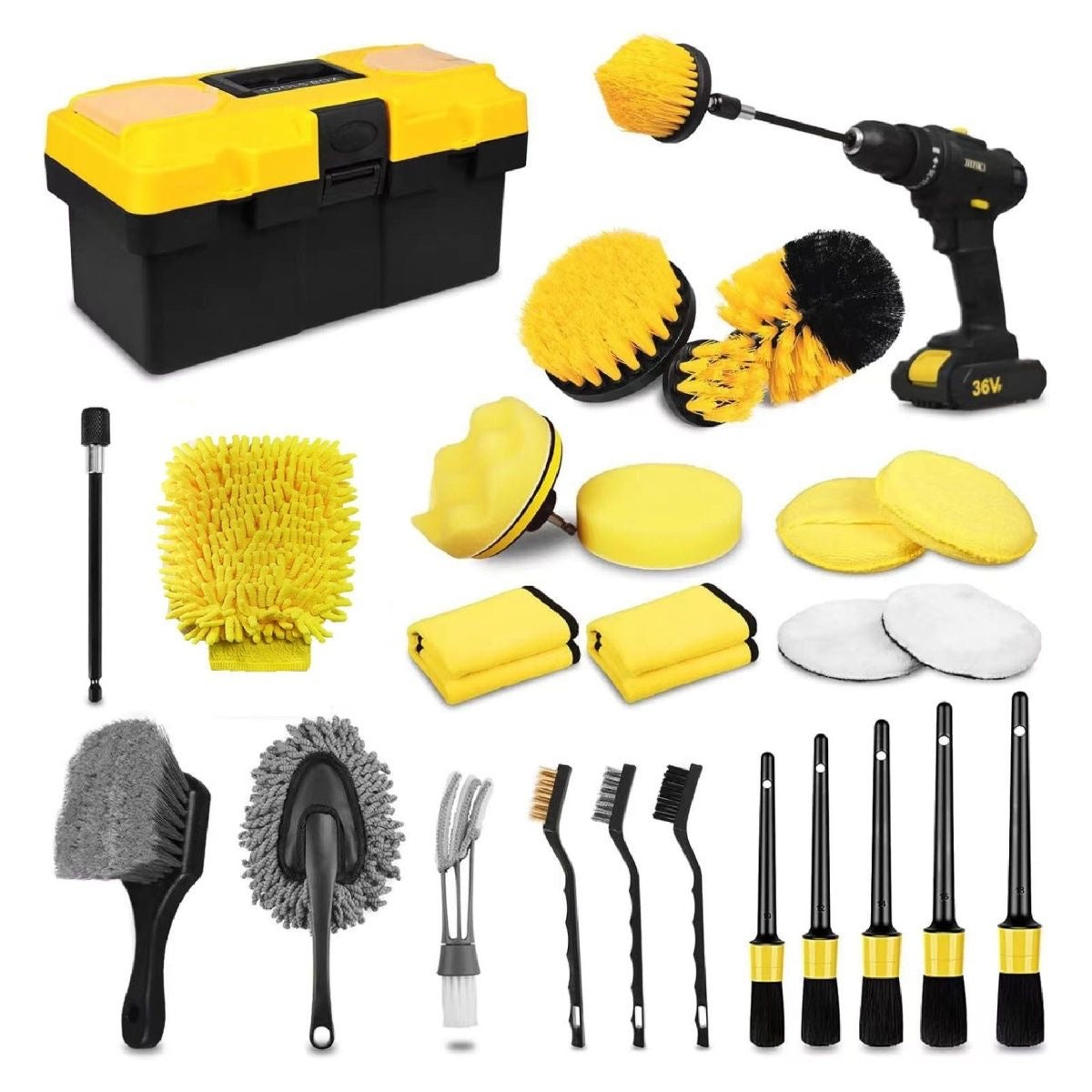The Ultimate Professional Car Detailing Kit – All-In-One Cleaning & Polishing System