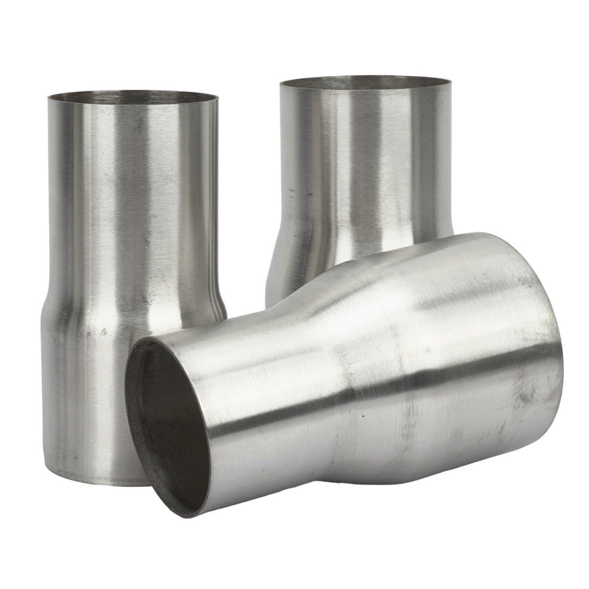 Premium Stainless Steel Exhaust Component Adapter / Reducer Pipe Connector 51/57/63/76/89/102mm