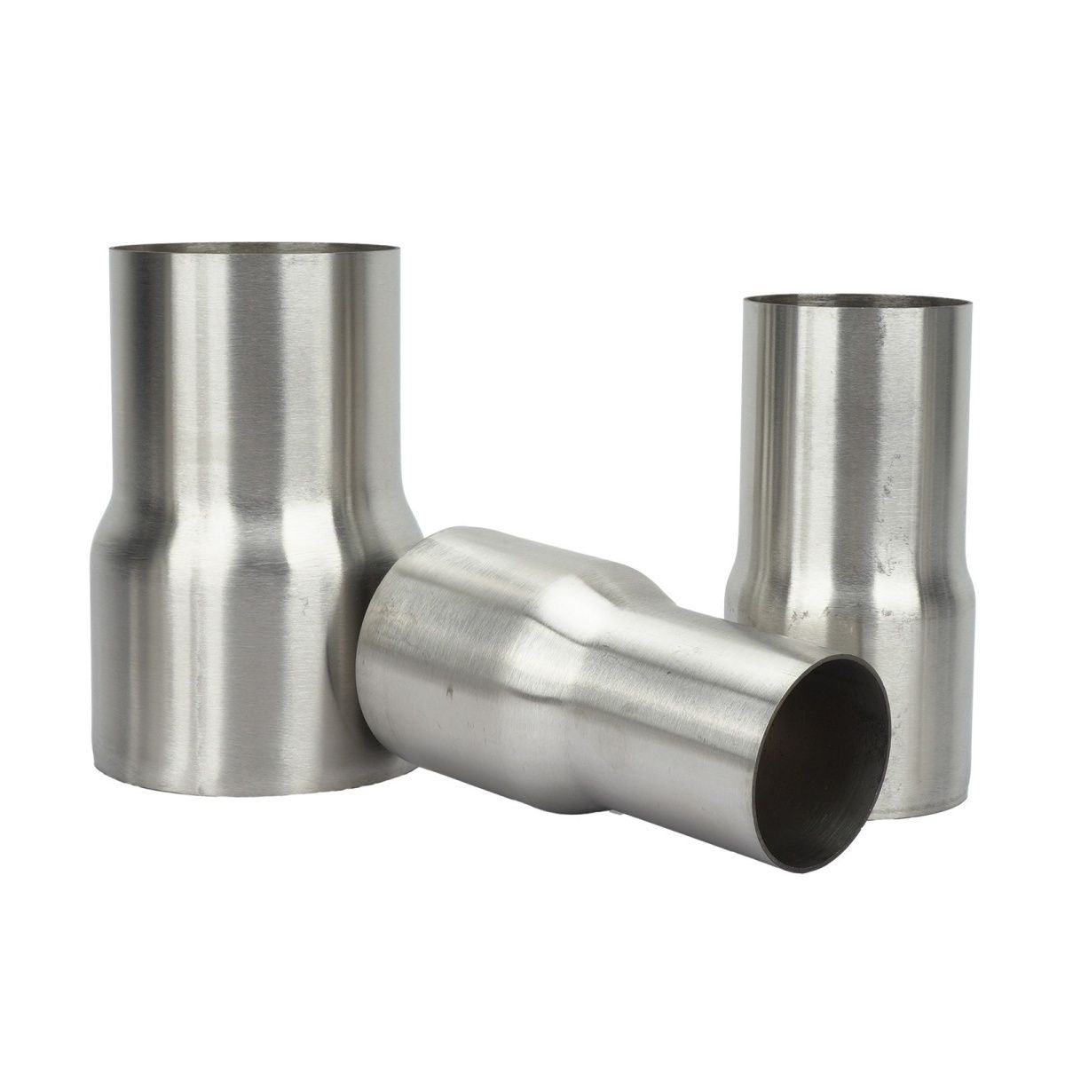 Premium Stainless Steel Exhaust Component Adapter / Reducer Pipe Connector 51/57/63/76/89/102mm