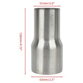 Premium Stainless Steel Exhaust Component Adapter / Reducer Pipe Connector 51/57/63/76/89/102mm