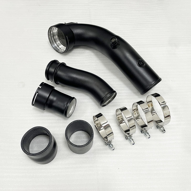 7FIGURES AUTOMOTIVE Stage 2+ Bolt-On Performance Bundle (Upgraded Front Mount Intercooler + Aluminum Charge Pipe & Boost Pipe Kit + Stainless Steel Catless Downpipe)