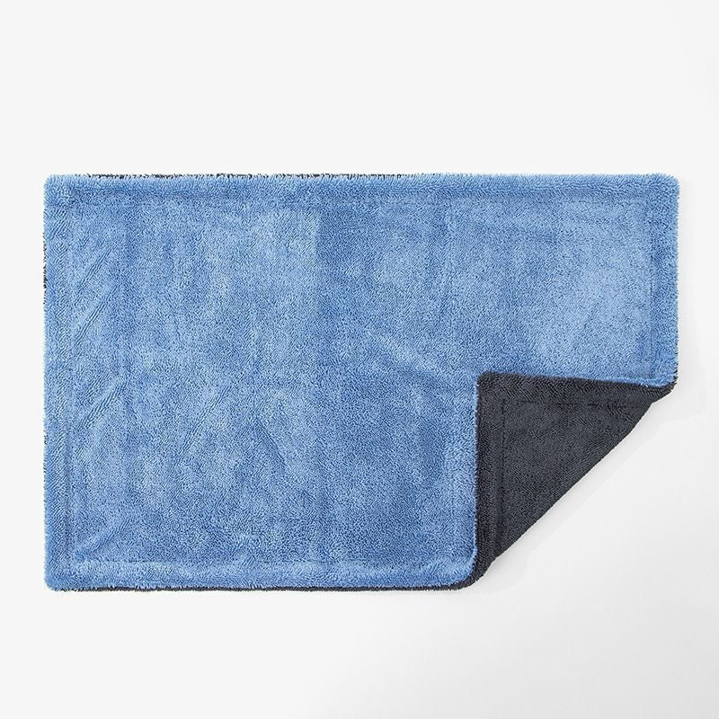 Premium 1200-1400GSM Twisted Loop Microfiber Car Drying Towels | Ultrasonic Edgeless, Scratch-Free & Lint-Free