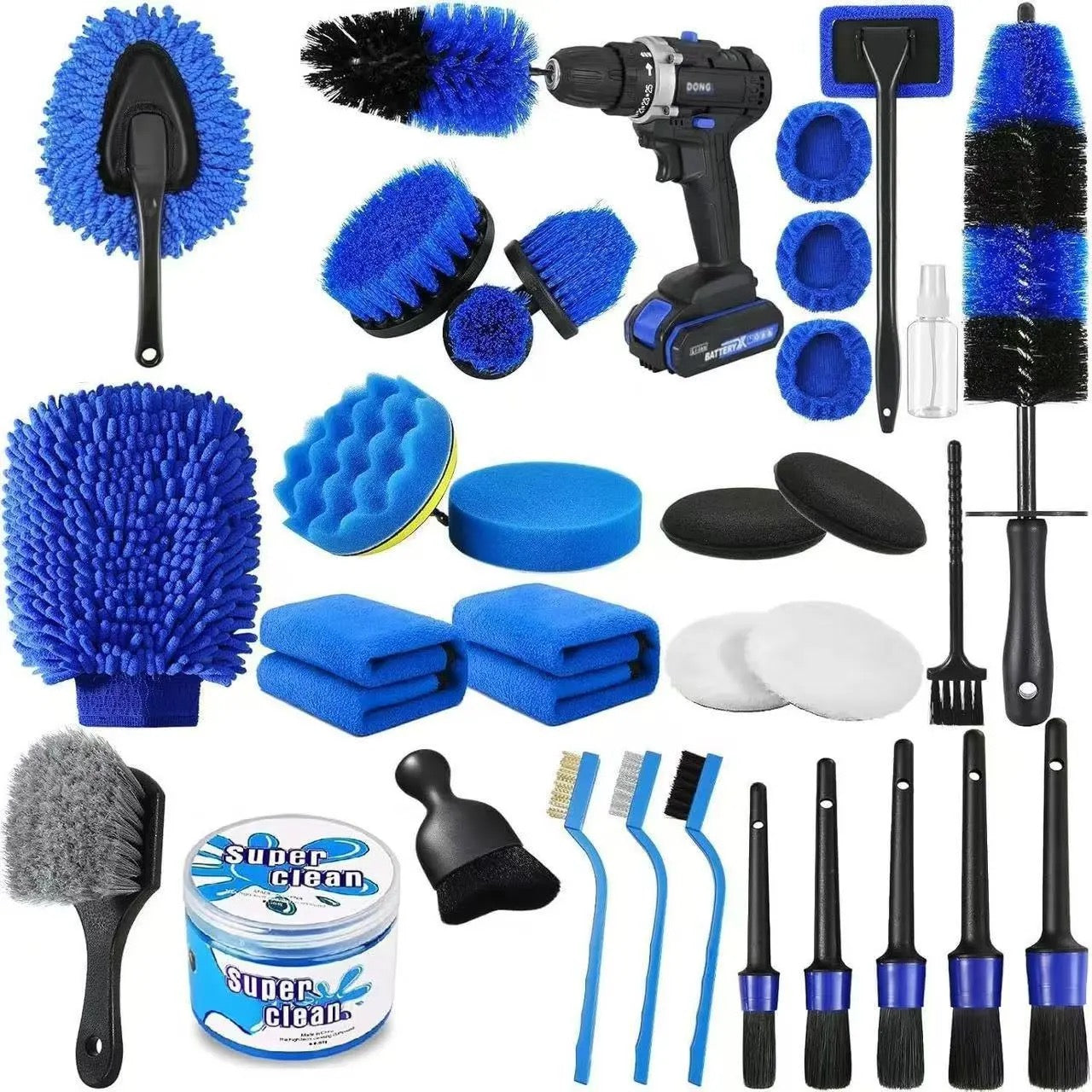 The Ultimate Professional Car Detailing Kit – All-In-One Cleaning & Polishing System