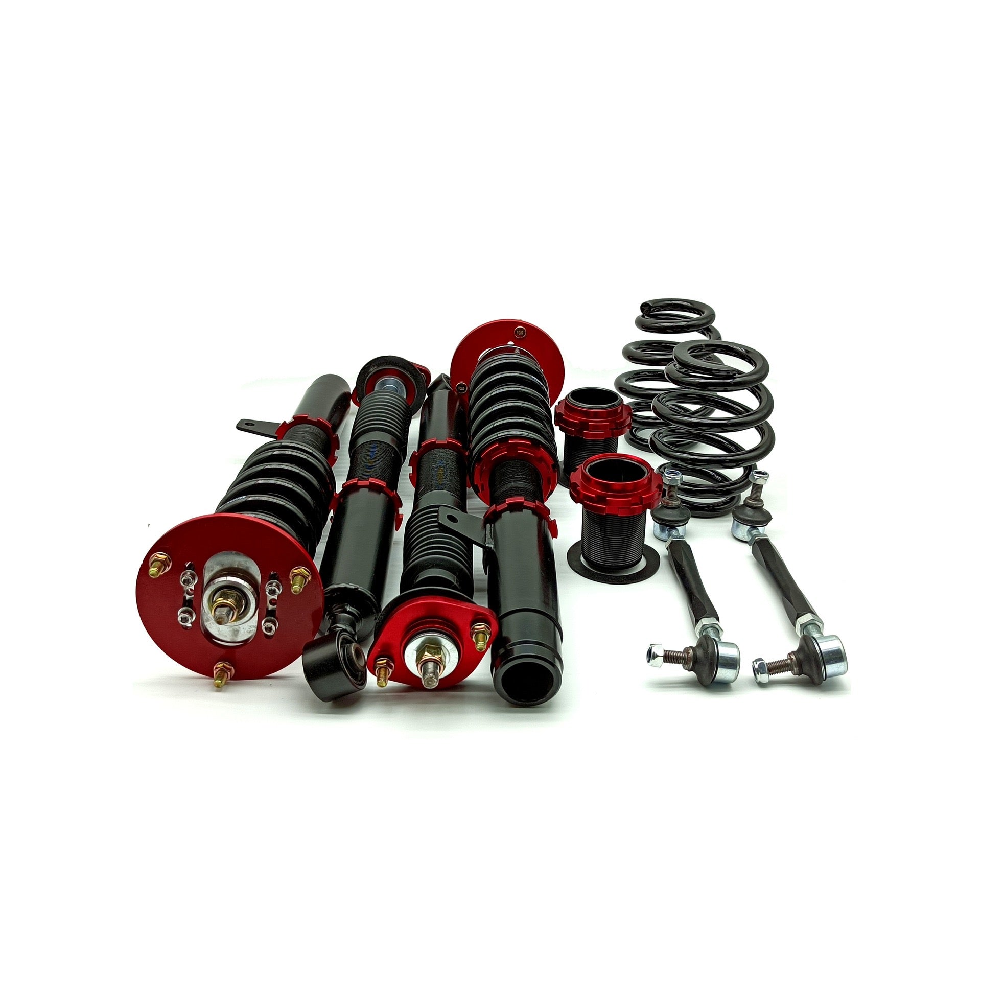 Premium Adjustable Coilover Suspension Kit for BMW F30 3-Series – High-Performance Lowering Kit with Reinforced Camber Plates