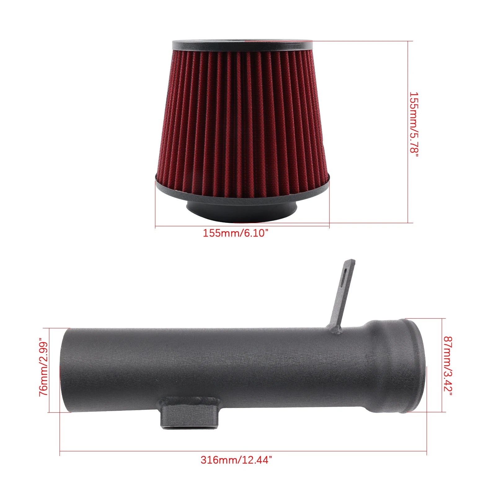High-Performance Cold Air Intake Kit for BMW N13 Engine (F20, F21, F30 | 116i, 118i, 120i)