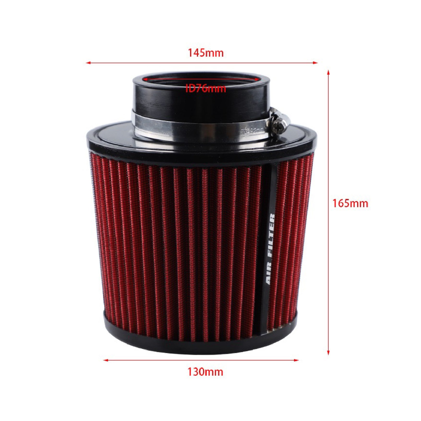 Car modification air filter/filter, winter mushroom head/mushroom head, engine intake pipe modification parts, 76mm