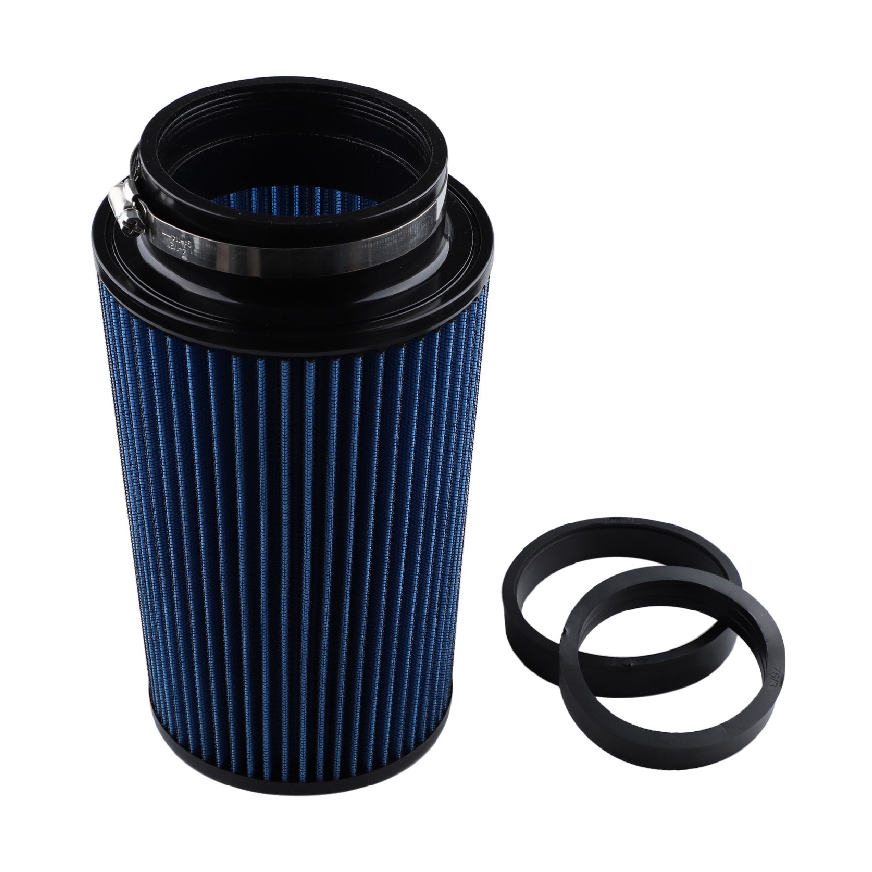 Car modification air filter with high-flow mushroom head filter, intake pipe 76mm, 89mm, 101mm