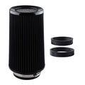 Car modification air filter with high-flow mushroom head filter, intake pipe 76mm, 89mm, 101mm