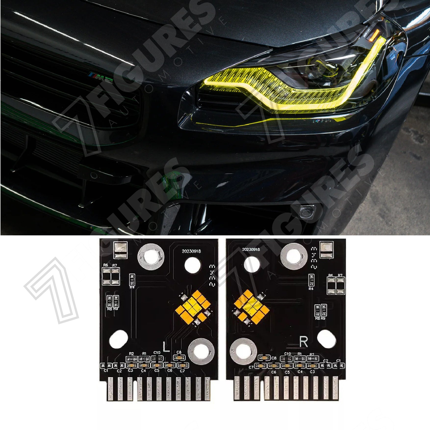 BMW 2 Series Daytime Running Lights – Golden Eye G42 G87 M2 M240i 220 225 230 Lemon Yellow Modification
