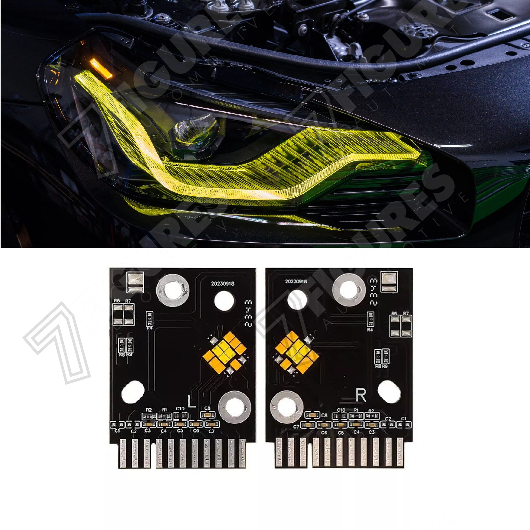 BMW 2 Series Daytime Running Lights – Golden Eye G42 G87 M2 M240i 220 225 230 Lemon Yellow Modification