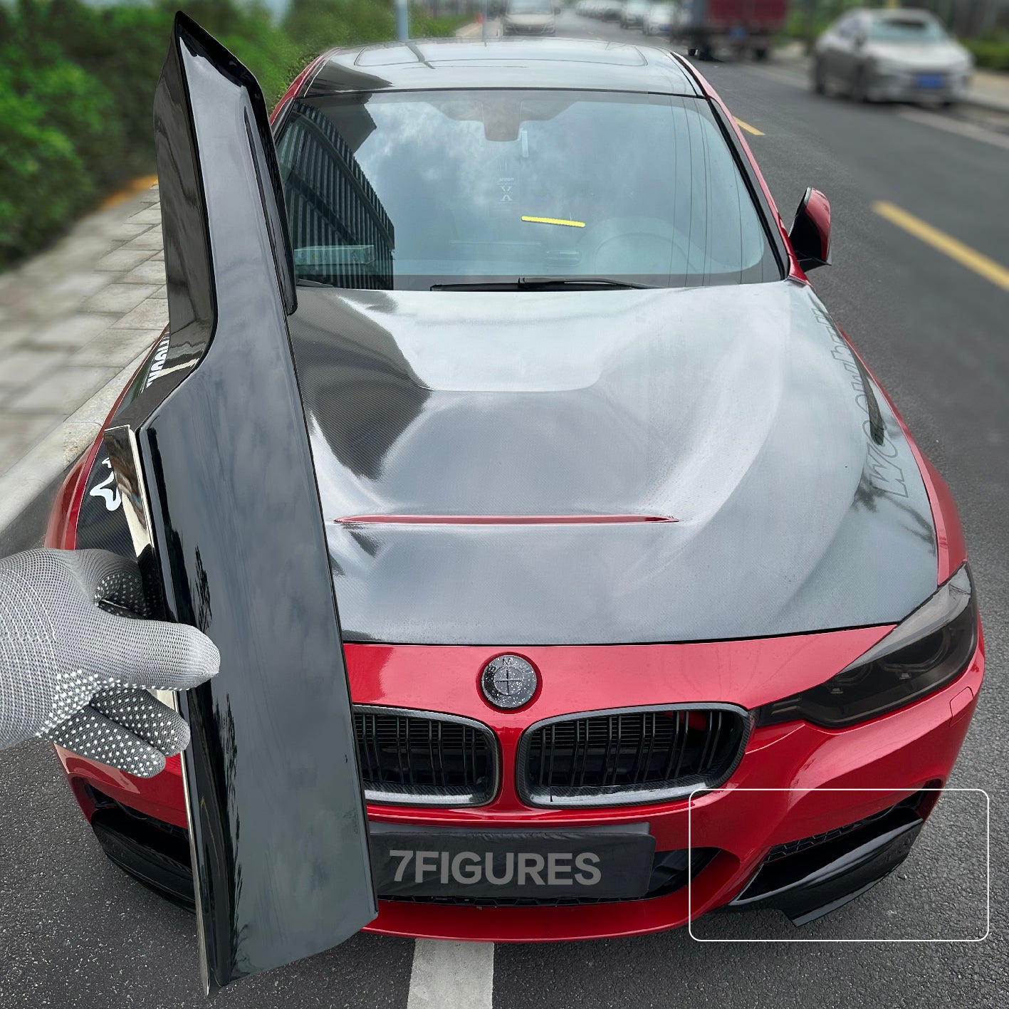 Premium ABS Front Bumper Lip Splitter Aprons for BMW 3-Series F30 / F31 (2013 - 2019)