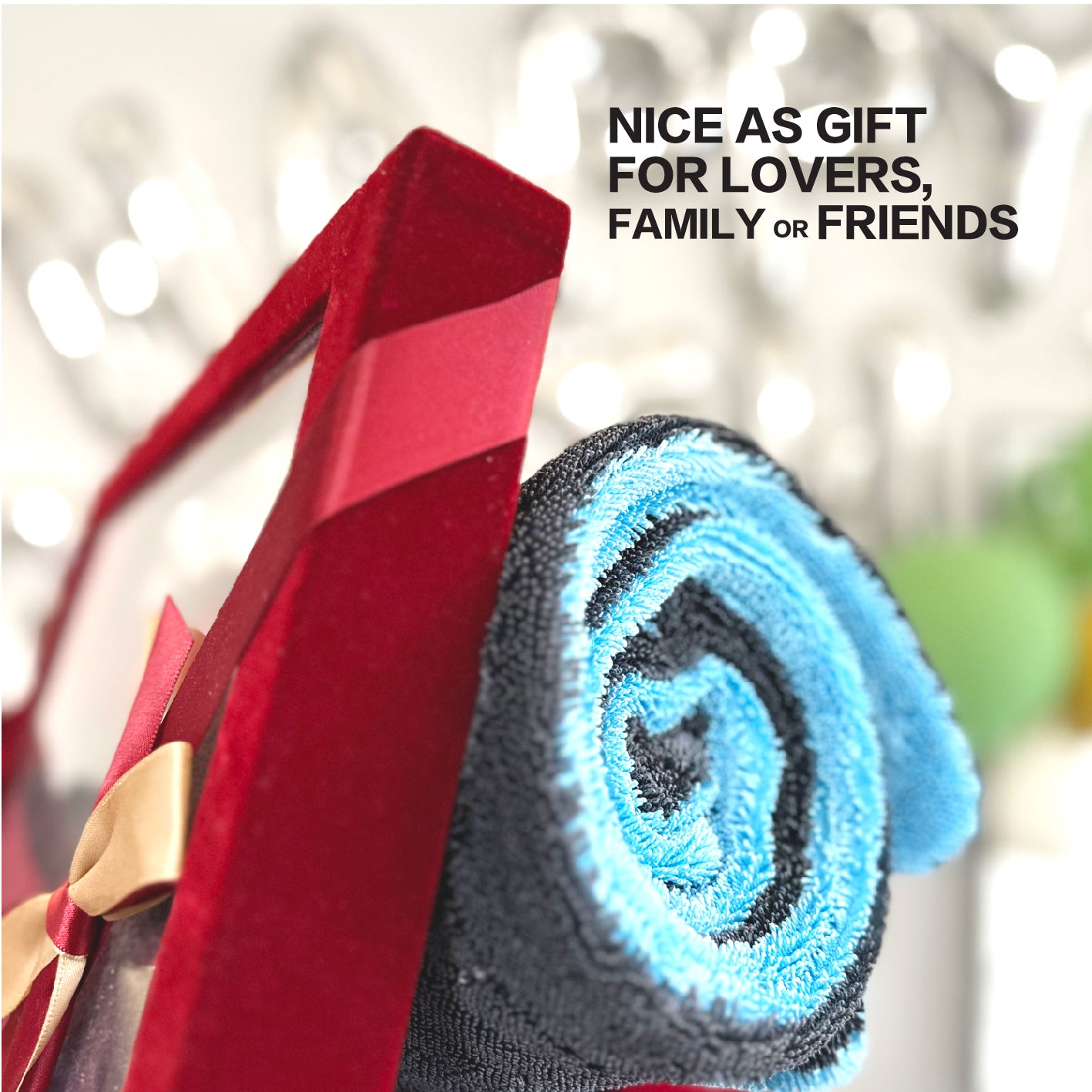 1400GSM Premium Edgeless Twisted Loop Microfiber Car Drying Towel